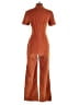 STAUD Brown Jumpsuit Size 4 - photo 2