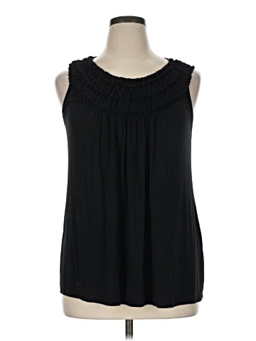 August Silk Sleeveless Blouse (view 1)