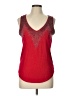 XOXO Red Sleeveless Top Size L - photo 1