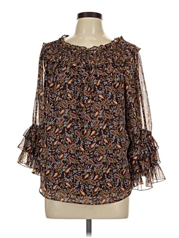 Cato 3/4 Sleeve Blouse (view 1)