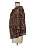 Cato 100% Polyester Brown 3/4 Sleeve Blouse Size L - photo 5