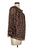 Cato 100% Polyester Brown 3/4 Sleeve Blouse Size L - photo 4