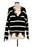 Polly & Esther 100% Acrylic Stripes Black Pullover Sweater Size M - photo 1