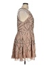ASOS 100% Polyester Tan Cocktail Dress Size 14 - photo 4