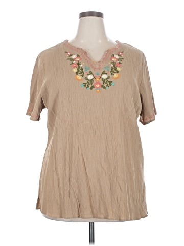 D&Co. Short Sleeve Blouse (view 1)