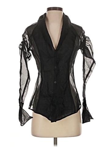 Jarbo Long Sleeve Silk Top (view 1)