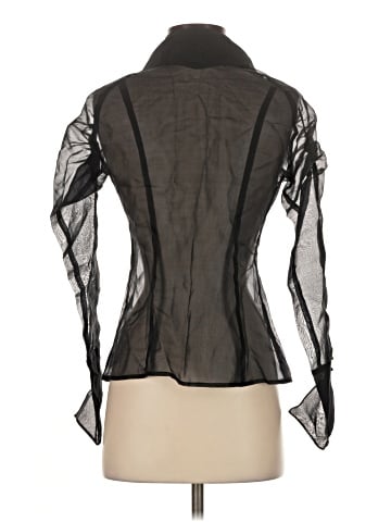 Jarbo Long Sleeve Silk Top (view 2)
