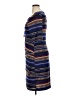 Connected Apparel Stripes Blue Casual Dress Size 14 - photo 5