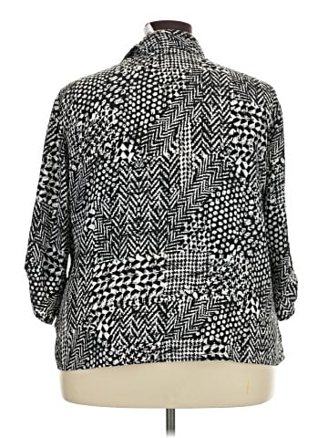 Just My Size 3/4 Sleeve Blouse (view 2)
