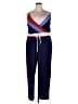 Derek Heart Color Block Blue Jumpsuit Size 3X - photo 1
