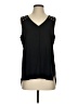 Calvin Klein 100% Polyester Black Sleeveless Blouse Size S - photo 1
