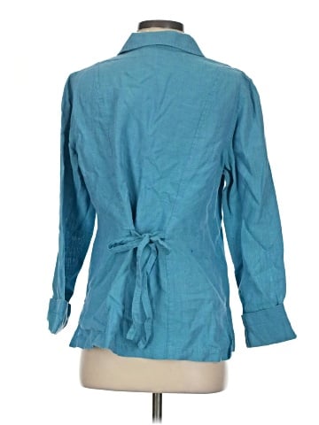 Coldwater Creek 3/4 Sleeve Button-Down Shirt (view 2)