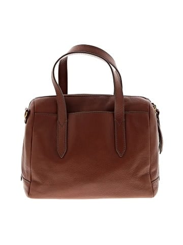 Fossil Leather Satchel (view 2)