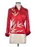 ICE Floral Red 3/4 Sleeve Blouse Size M - photo 1