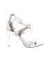 Kenneth Cole New York Metallic Silver Sandals Size 7 1/2 - photo 1