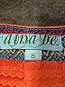 Dina Be 100% Polyester Color Block Orange Casual Skirt Size S - photo 4