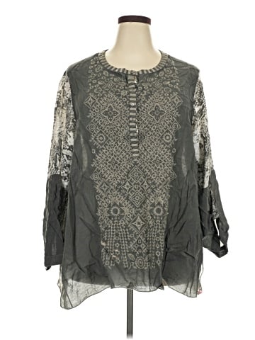 John Mark 3/4 Sleeve Blouse (view 1)