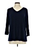 Susan Graver Blue 3/4 Sleeve Top Size L - photo 1