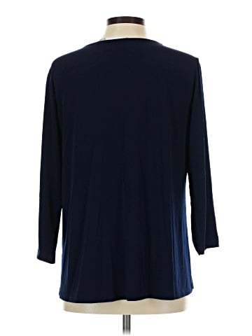 Susan Graver 3/4 Sleeve Top (view 2)