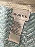 Koret Chevron-herringbone Teal Cardigan Size M - photo 7
