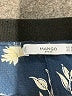 Mango Floral Blue Casual Pants Size M - photo 4