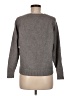 Central Park West Metallic Gray Pullover Sweater Size M - photo 2
