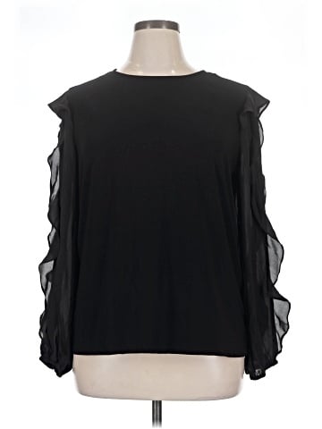 Anne Klein Long Sleeve Blouse (view 1)