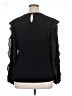 Anne Klein Black Long Sleeve Blouse Size XL - photo 2