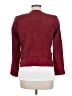 Sandro 100% Leather Burgundy Blazer Size Med (2) - photo 2