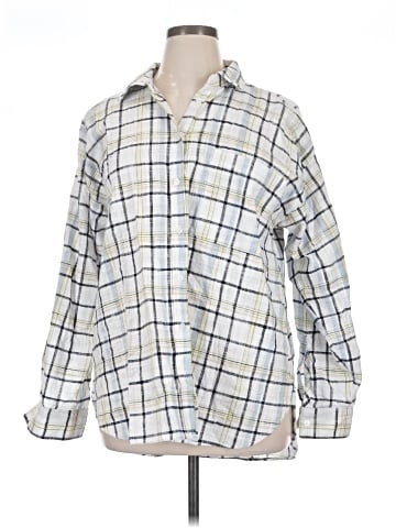 Ann Taylor LOFT Outlet Long Sleeve Button-Down Shirt (view 1)