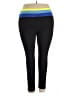 Love Color Block Black Active Pants Size 22 - photo 2