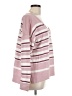Lucky Brand Stripes Pink Pullover Sweater Size L - photo 4