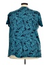 Roaman's Paisley Teal Short Sleeve T-Shirt Size 26 (2X) - photo 2