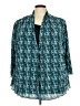 White Stag 100% Polyester Teal Long Sleeve Top Size 4X - photo 1