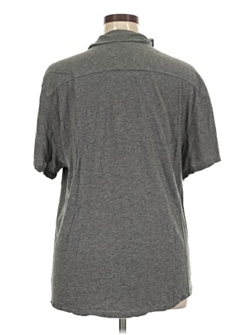 James Perse Short Sleeve Button-Down Shirt (view 2)