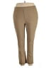 LOGO by Lori Goldstein Solid Tan Active Pants Size 2X - photo 1