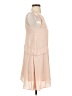 Eight Sixty 100% Polyester Solid Tan Casual Dress Size XS - photo 4