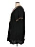 Unbranded 100% Rayon Black Short Sleeve Blouse Size XL - photo 5