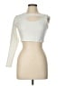 Charlotte Russe Ivory Long Sleeve Top Size L - photo 1