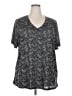 BLOOMCHIC Paisley Gray Short Sleeve T-Shirt Size 22 - photo 1