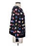 Wildfox 100% Cotton Hearts Black Pullover Sweater Size Sm (1 or S) - photo 4