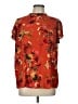 Torrid Floral Red Short Sleeve Blouse Size Lg Plus (0) - photo 1