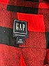 Gap - Maternity 100% Cotton Checkered-gingham Red Long Sleeve Button-Down Shirt Size XS Maternity - photo 6
