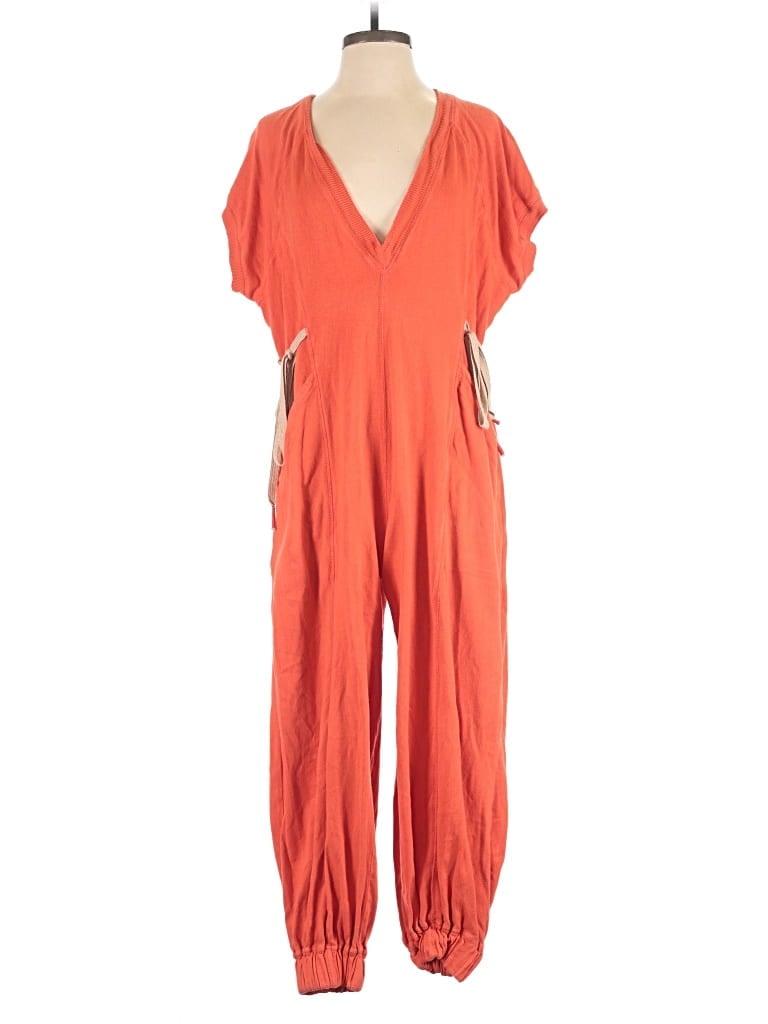 Pre-owned Fp Movement Jumpsuit In Orange