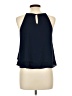 Tyche 100% Polyester Blue Sleeveless Blouse Size L - photo 2