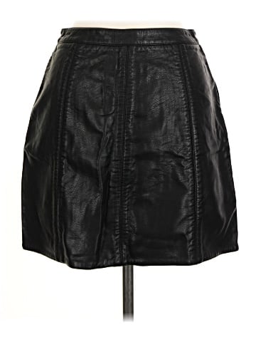Witchery Faux Leather Skirt (view 2)