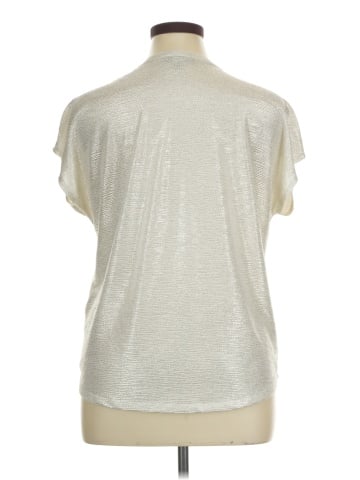 INC International Concepts Short Sleeve Blouse (view 2)