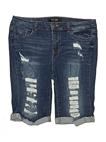 Wax Jean Denim Shorts (view 1)