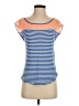 Mine 100% Rayon Blue Short Sleeve Top Size S - photo 1