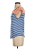 Mine 100% Rayon Blue Short Sleeve Top Size S - photo 5